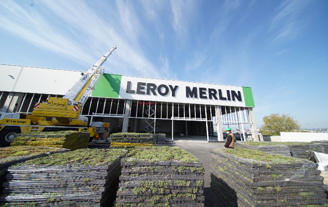 Toiture extensive Leroy Merlin Lyon Grand-Parilly