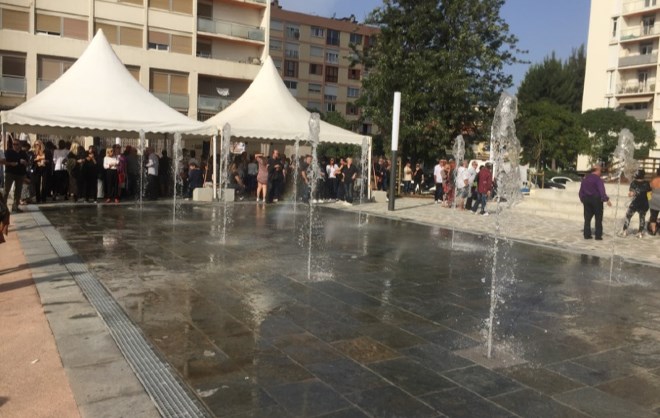 Inauguration de la place Jean Casili à Ajaccio